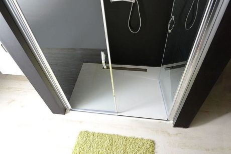 Przejdź do produktu ONE podwójne drzwi do wnęki 1180-1220 mm, szkło czyste
