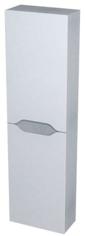 Przejdź do produktu WAVE szafka wysoka 40x140x20cm, biała/dąb srebrny