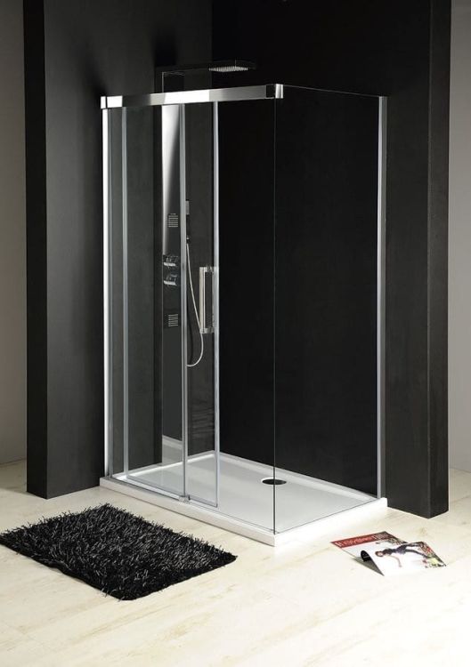 Fondura prostokątna kabina prysznicowa 1200x800mm wariant L/P