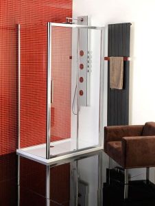 Lucis Line prostokątna kabina prysznicowa 900x800mm wariant L/P
