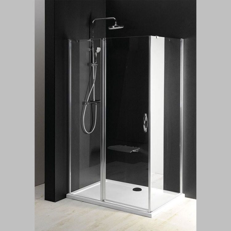 One prostokątna kabina prysznicowa 900x800mm wariant L/P
