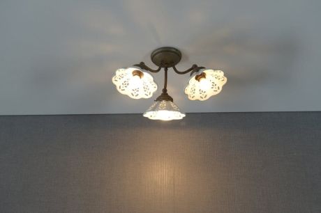 Przejdź do produktu NAPOLI oświetlenie sufitowe, E14 3x40W, 230V, IP21, klosz ceramiczny, brąz