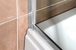 Deep prostokątna kabina prysznicowa 1200x750mm wariant L/P,szkło czyste
