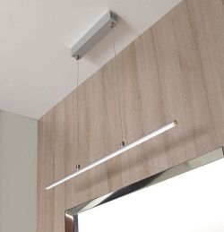 HASUN LED lampa wisząca 100cm, 15W, aluminium