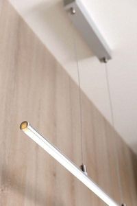 HASUN LED lampa wisząca 100cm, 15W, aluminium