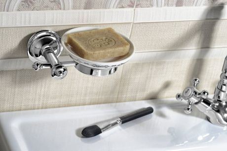 Przejdź do produktu ASTOR mydelniczka, ceramika, chrom