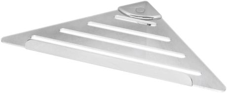 Przejdź do produktu Półka narożna do kabiny prysznicowej, 178x178mm, ABS/stal nierdzewna polerowana