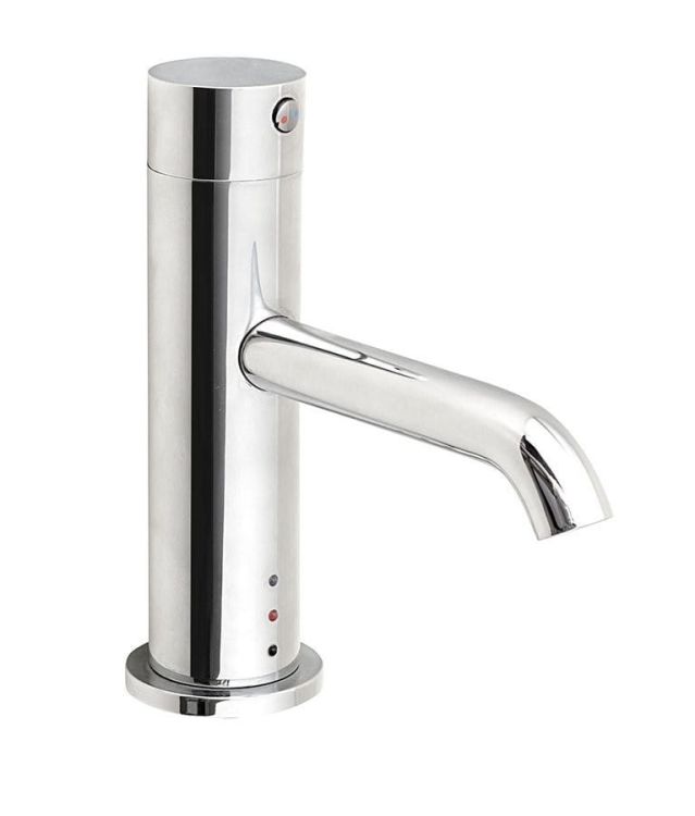 Bateria sensorowa z regulacją temperatury, 6V DC(4xAA), chrom