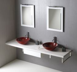 AVICE blat 190x50cm, dąb starobiały