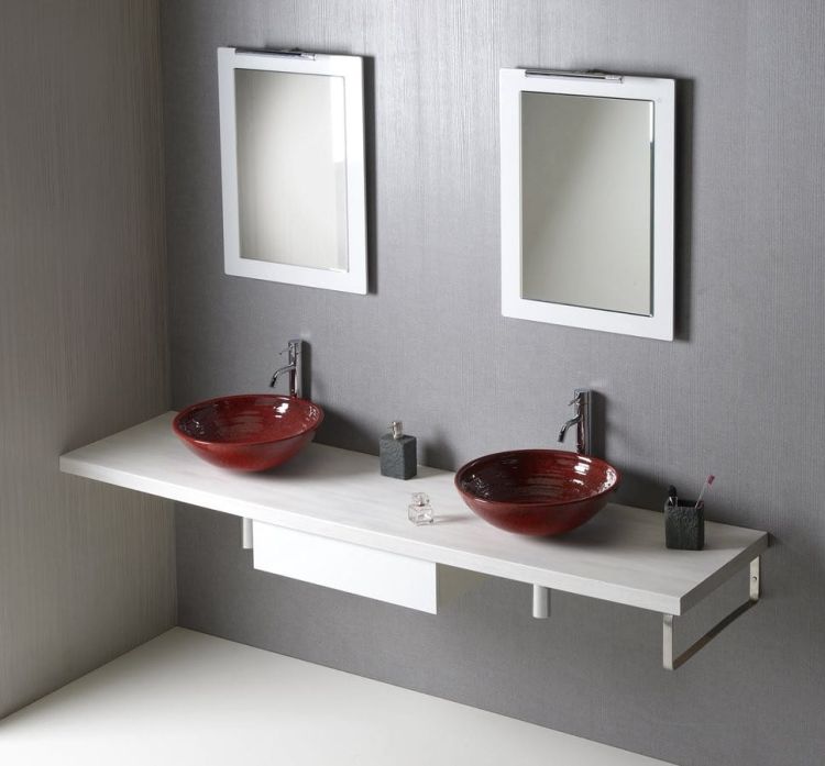 AVICE blat 190x50cm, dąb starobiały