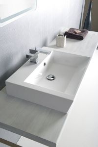 AVICE blat 190x50cm, dąb starobiały