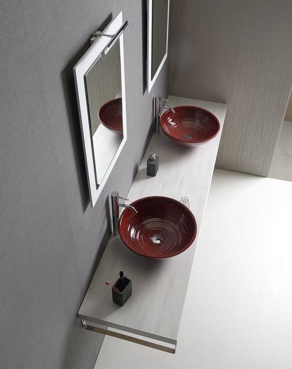 AVICE blat 190x50cm, dąb starobiały