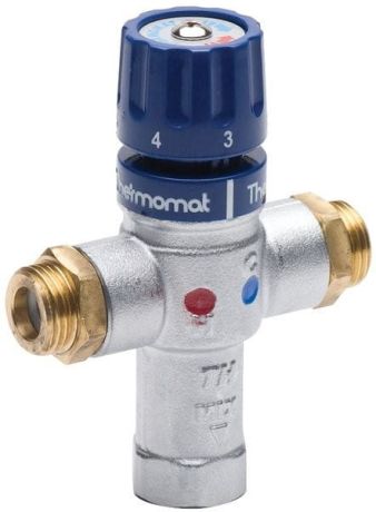 Przejdź do produktu Termostatyczny regulator wody, 1/2", 30-60 stopni, zawory zwrotne