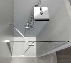 NOTOS zestaw prysznicowy z baterią termostatyczną,mydelniczka,chrom