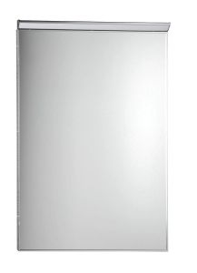 BORA lustro w ramie 600x800mm z oświetleniem i z przełącznikiem LED, chrom