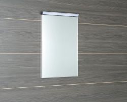 BORA lustro w ramie 400x600mm z oświetleniemi i z przełącznikiem LED, chrom