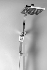 JANE zestaw prysznicowy z baterią termostatyczną , chrom