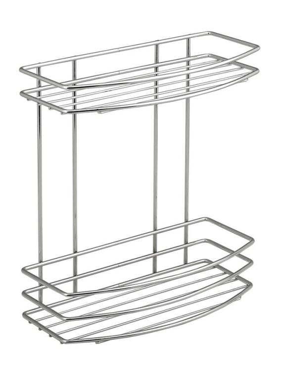 CHROM LINE podwójna półka druciana, chrom