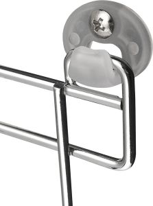 CHROM LINE potrójna półka druciana narożna, chrom
