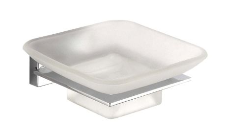 Przejdź do produktu APOLLO mydelniczka, mleczne szkło, chrom