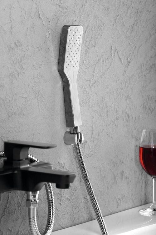 Prysznic ręczny z funkcją antykamień, 240x60mm, ABS/chrom