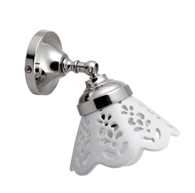 TRAPANI oświetlenie E14 40W, 230V, ceramiczne, chrom
