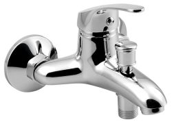 AQUALINE 35 bateria wannowa ścienna, rozstaw 100mm, chrom