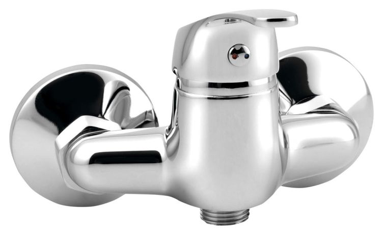 AQUALINE 35 bateria prysznicowa ścienna, rozstaw 100 mm, chrom