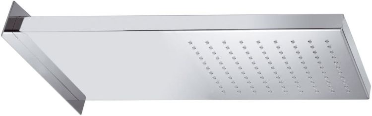 Deszczownia ścienna , 500x200x30mm, stal nierdzewna polerowana