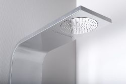 TUSA drążek prysznicowy prostokątny, z baterią, 1400 mm