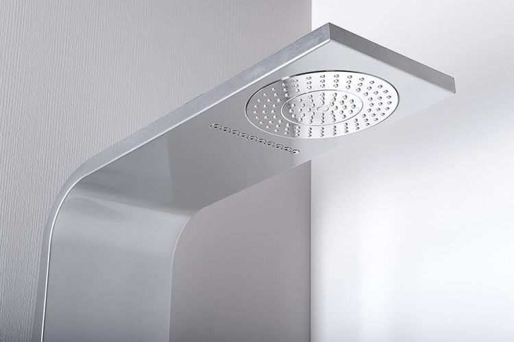 TUSA drążek prysznicowy prostokątny, z baterią, 1400 mm