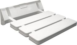 Siedzisko prysznicowe 32x33cm, składane, białe