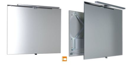 Przejdź do produktu TIRA lustro wysuwane z oświetleniem LED 800x600x54-356mm