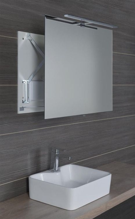 TIRA lustro przesuwne z oświetleniem LED 800x600x54-356mm
