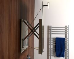 TIRA lustro przesuwne z oświetleniem LED 800x600x54-356mm