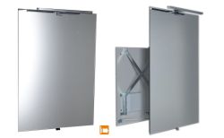 TIRA lustro przesuwne z oświetleniem LED  600x800x54-356mm