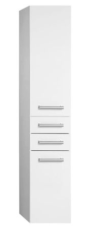 Przejdź do produktu VEGA Szafka wysoka z koszem, 40x184x31cm, biała