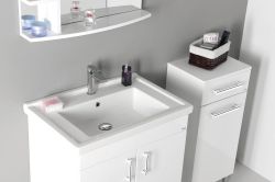 VEGA szafka dolna z koszem 40x78x31cm, biała