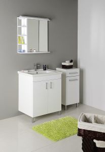 VEGA szafka dolna z koszem 40x78x31cm, biała