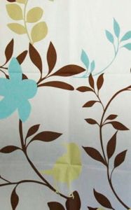 Zasłona prysznicowa 180x180cm, winyl, kwiecisty