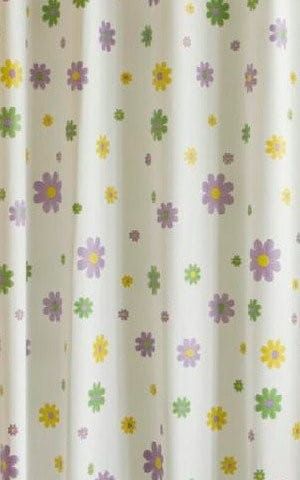 Zasłona  prysznicowa 180x200cm, winyl, kwiecisty