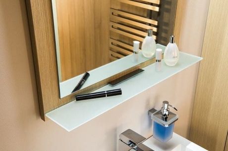Przejdź do produktu NIROX Lustro w ramie 600x800x28mm, dąb wenecki (LA614)