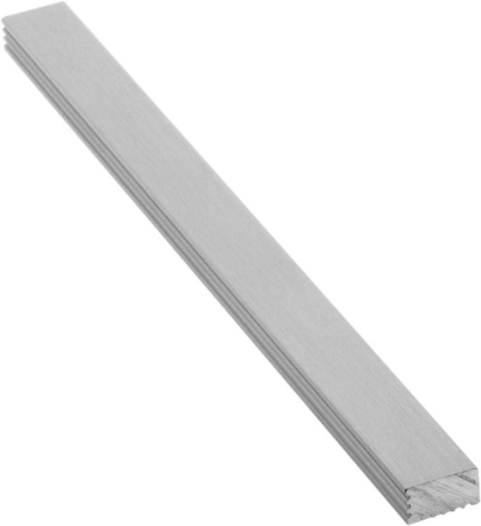 Profil kątowy, aluminium szczotkowane, L100cm, 9x5mm