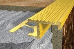 Profil schodowy Z10, matowe aluminium, L 250cm, 10mm
