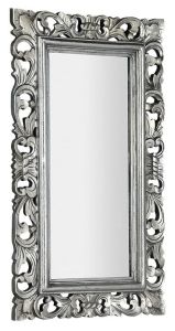 SAMBLUNG Lustro w ramie, 40x70cm, srebro Antique