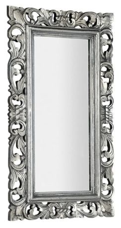 Przejdź do produktu SAMBLUNG Lustro w ramie, 40x70cm, srebro