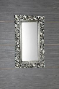 SAMBLUNG Lustro w ramie, 40x70cm, srebro Antique