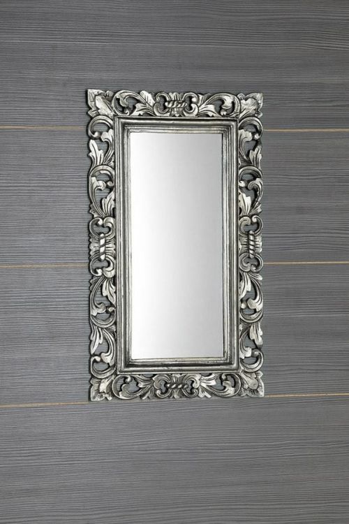 SAMBLUNG Lustro w ramie, 40x70cm, srebro Antique