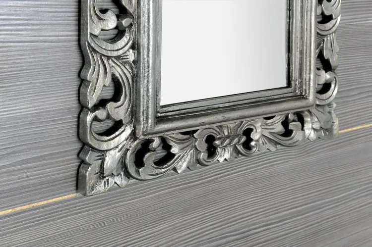 SAMBLUNG Lustro w ramie, 40x70cm, srebro Antique
