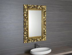 SCULE Lustro w ramie, 70x100cm, złoto Antique